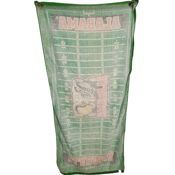 Alabama Crimson Tide Elephant Football Field Green Beach Towel - Picture 2 of 7